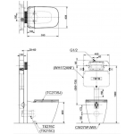 TOTO Alisei CW275PJ 靠牆式座廁 | TORNADO FLUSH | CEFIONTECT技術
